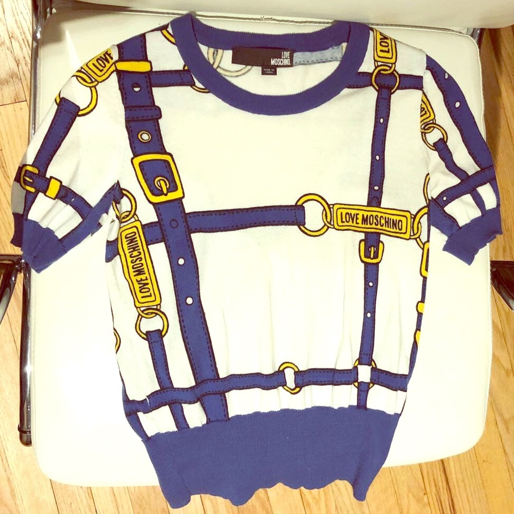 Authentic Moschino short sleeve shirt